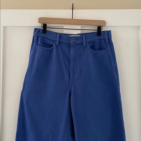 GRAVEL & GOLD Placer High Rise Straight Leg Pants in Labourer Blue Size 32 | 14 - Picture 8 of 16